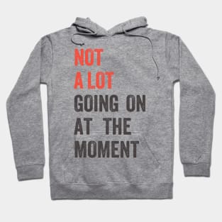 Not A Lot Going On The The Moment Grunge Hoodie